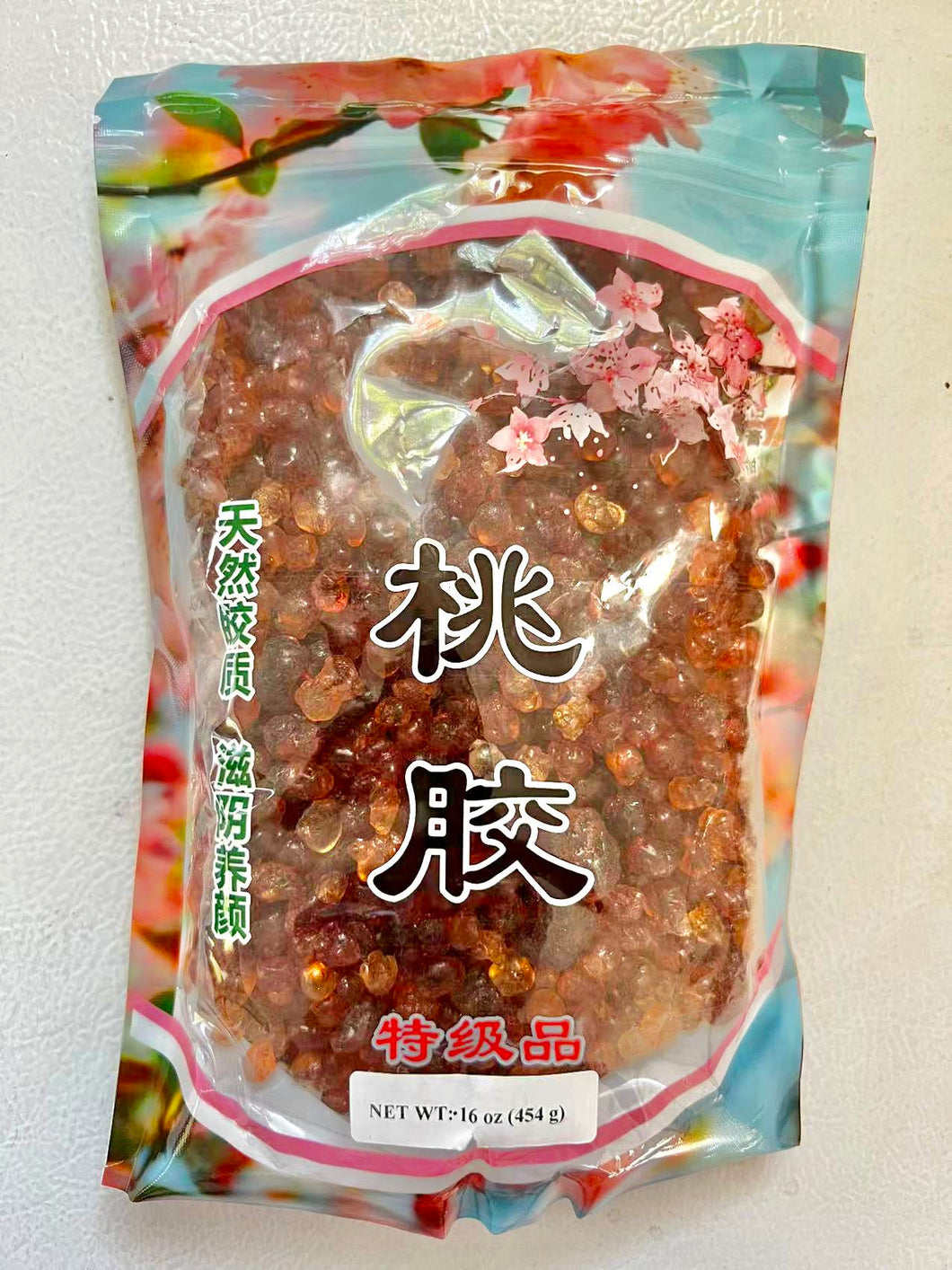 桃胶$12.5/包/454g/16oz